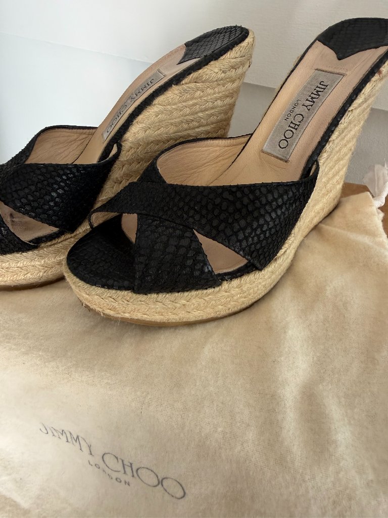 Jimmy Choo Wedges - Snake Skin